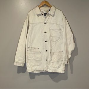 Men’s Handcrafted Results Cream Denim Jacket
